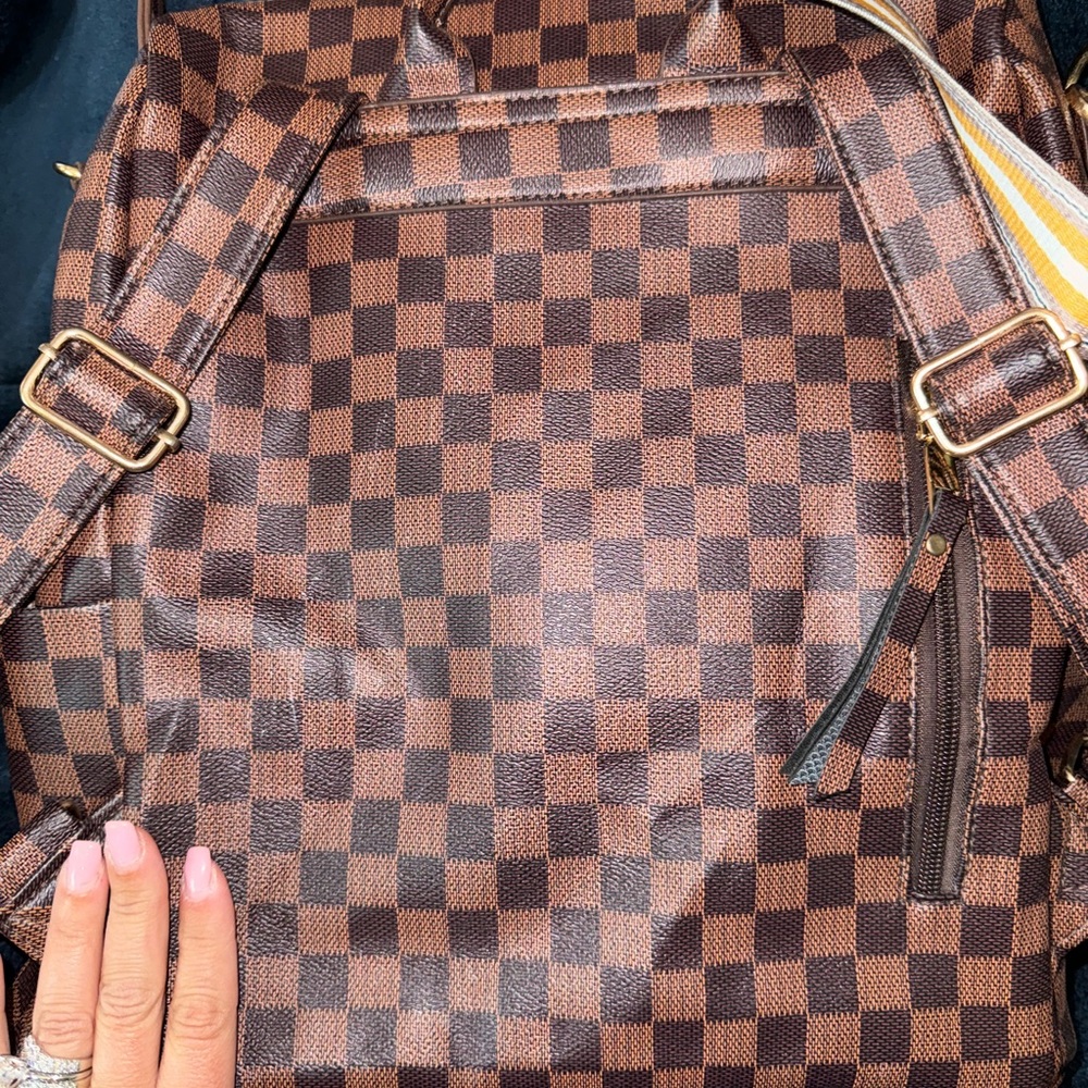Checkered Backpack - image 4